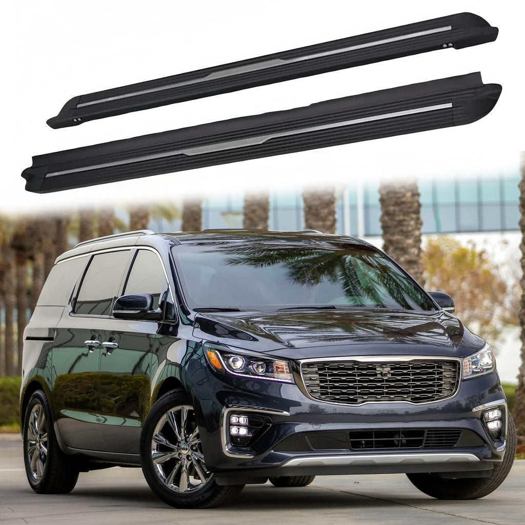 BUFEETERS Side Step Running Board Nerf Bar Fit For 2015 2016 2017 2018 2019 2020 2021 KIA Carnival Sedona,Black