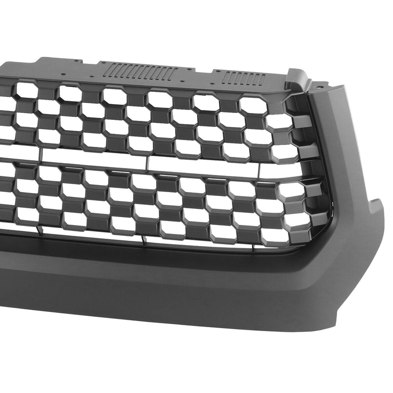 Bufeeters  Front Grille Grill Fit For 2014 2015 2016 2017 2018 2019 2020 Toyota Tundra,Honeycomb Style,Matte black