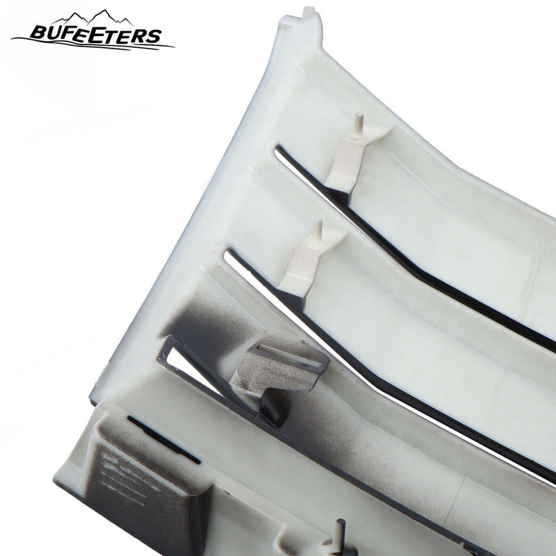 BUFEETERS Front Bumper Grille Upper Grill Trim Fit For 2007 2008 2009 2010 Ford Edge,Factory Style,Gloss Black