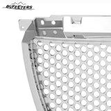 BUFEETERS Front Bumper Upper Grille Fit For 2007 2008 2009 2010 2011 2012 2013 2014 GMC Yukon/Yukon XL 1500 2500,Honeycomb Style,Chrome