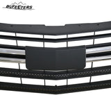 BUFEETERS Front Bumper Upper Grille Fit For 2018 2019 2020 2021 Chevy Chevrolet Traverse,Mesh Style,Chrome&Black