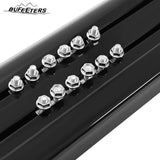 BUFEETERS Side Step Running Board Nerf Bar Fit For 2021 2022 2023 Ford Bronco 4-Door,Black