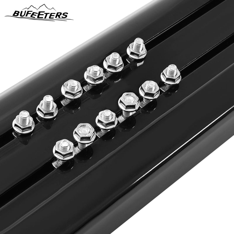 BUFEETERS Side Step Running Board Nerf Bar Fit For 2021 2022 2023 Ford Bronco 4-Door,Black
