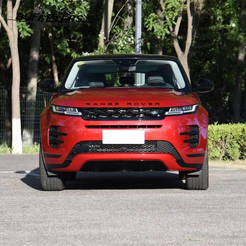 BUFEETERS Front Bumper Upper Grille Fit For 2020 2021 2022 2023 2024 Land Rover Range Rover Evoque L551,Mesh Style,Black