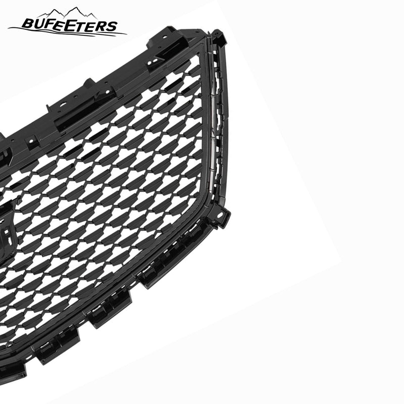 BUFEETERS   Front Bumper Upper Grille Fit For 2016 2017 2018 2019 2020 2021 2022 2023 Cadillac XT5,Black Diamond Style