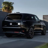 BUFEETERS Door Side Fender Vent Molding Cover Trim Fit For 2013-2022 Land Rover Range Rover Updated To 2023,Black&Silver