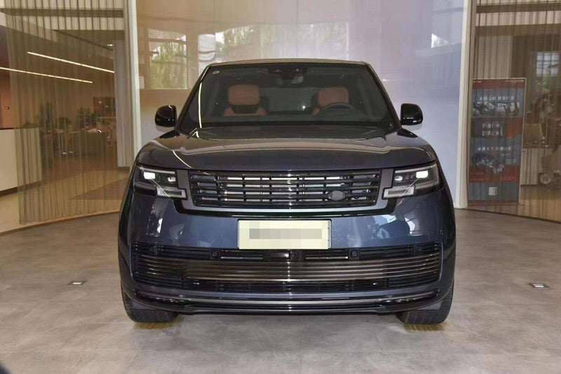 BUFEETERS  Black Grey Front Bumper Hood Grille Mesh Side Fender Vent Fit For 2023 LR Range Rover L460