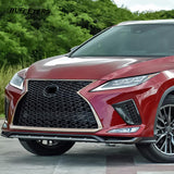 BUFEETERS  Front Upper Grille Without Camera Hole Fit For 2020 2021 2022 Lexus RX350 RX450h RX450hL F Sport,Factory Style,Chrome&Black