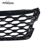 BUFEETERS  Front Bumper Upper Grille  Fit For 2018 2019 2020 2021 2022 2023 Range Rover Velar,Honeycomb Style,Gloss Black