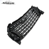 BUFEETERS  Front Bumper Upper Grille Chrome Surround Fit For 2022 2023 Chevy Chevrolet Traverse,Horizontal Billet Style,Chrome&Black