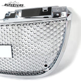 BUFEETERS Front Upper Lower Grille Mesh Assembly Fit For 2007 2008 2009 2010 2011 2012 2013 2014 GMC Yukon/Yukon XL,Denali Style,Chrome&Black