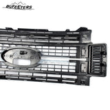 BUFEETERS Front Bumper Upper Grille Fit For 2017 2018 2019 F-250 F-350 F-450 F-550 Super Duty,Platinum Style,Oxford White&Matte Black