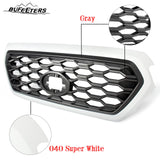 BUFEETERS   Front Bumper Grille Fit For 2016 2017 2018 2019 2020 2021 2022 2023 Toyota Tacoma TRD,Honeycomb 2021 TRD Look Style,040 Super White&Gray