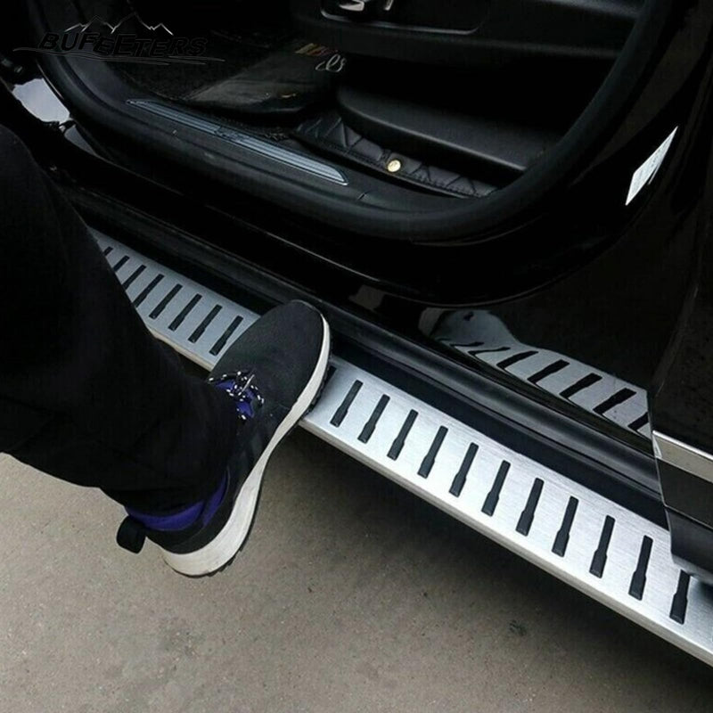 BUFEETERS Side Step Running Board Nerf Bar Fit For 2019 2020 2021 2022 2023 2024 2025 Cadillac XT6,Black&Silver