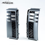 BUFEETERS  Side Fender Vent Fit For 2003 2004 2005 2006 2007 2008 2009 2010 2011 2012 2013 Land Rover Range Rover L322,2010 Style,Black&Gray