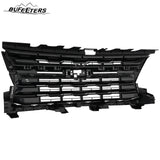 BUFEETERS Front Bumper Upper Grille  Grill W/ Gloss Black Trim Fit For 2021 2022 Chevrolet Colorado