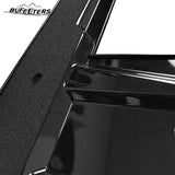 BUFEETERS Front Bumper Upper Grille Fit For 2014 2015 2016 Nissan Rogue,Honeycomb Style,Chrome&Black