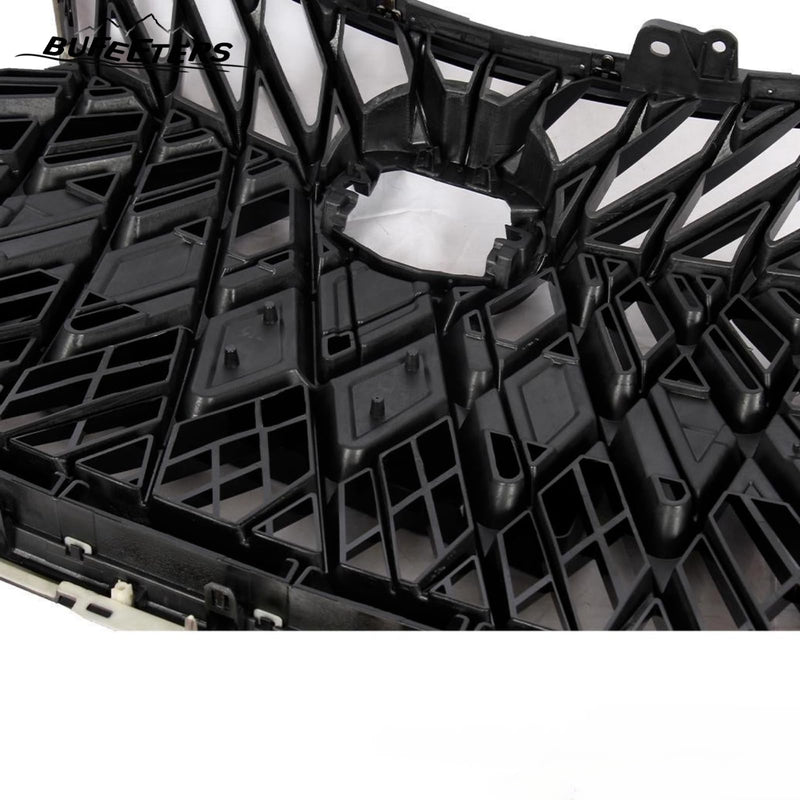BUFEETERS  Front Bumper Grille Assembly Fit For 2018 2019 2020 2021 Lexus NX300 F Sport,TRD Style,Gloss Black