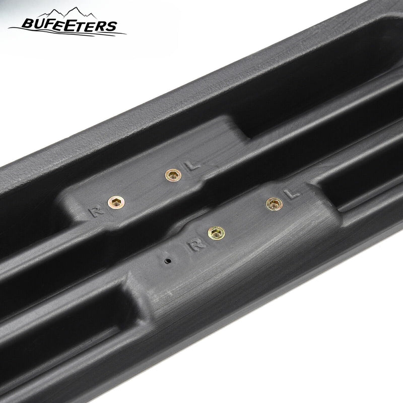 BUFEETERS  Side Step Running Board Nerf Bar Fit For 2021 2022 2023 Ford Bronco 4 Door,Black
