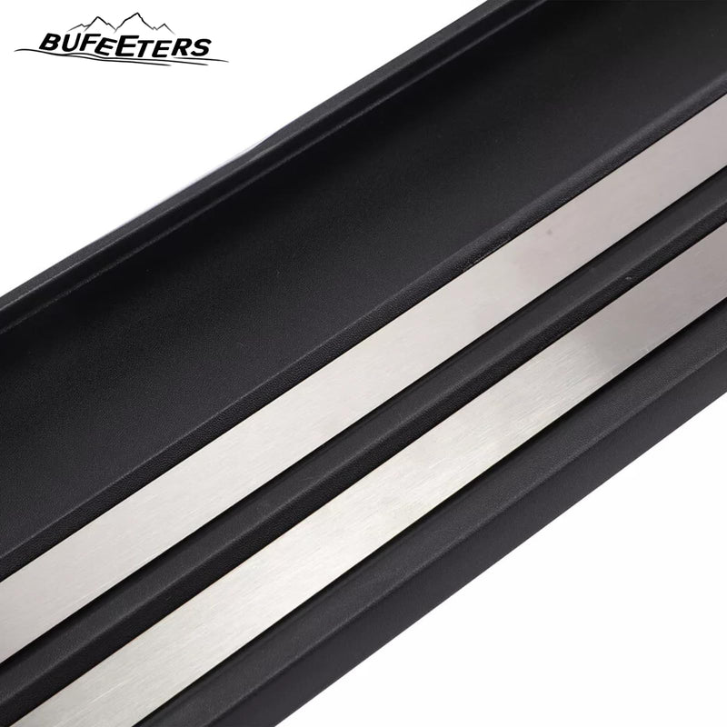 BUFEETERS Side Step Running Board Nerf Bar Fit for 2019 2020 2021 2023 Toyota RAV4,OE Style,Black&Silver