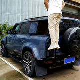 BUFEETERS  Black Rear Access Ladder Step Roof Rack Fit For 2020-2024  Land Rover Defender 90 110 130