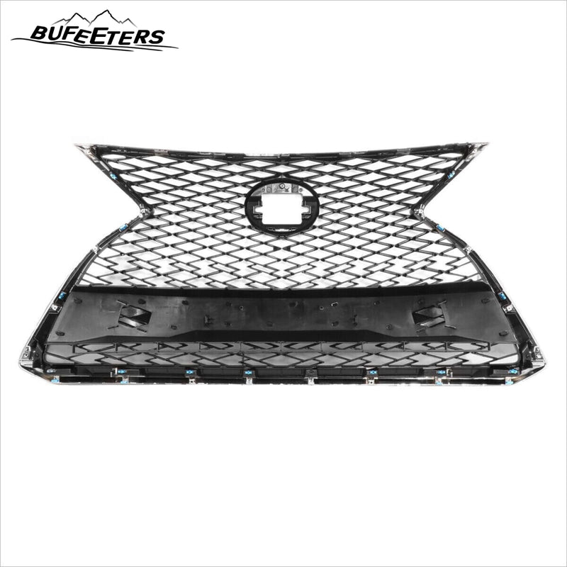 BUFEETERS  Front Upper Grille Without Camera Hole Fit For 2020 2021 2022 Lexus RX350 RX450h RX450hL F Sport,Factory Style,Chrome&Black
