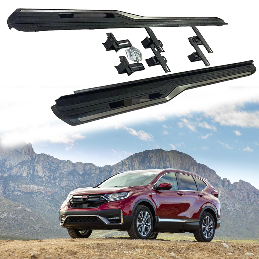 BUFEETERS Side Step Running Board Nerf Bar Fit For Honda CRV CR-V 2023 2024,Black&Silver