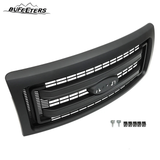 BUFEETERS  Front Bumper Grille Fit For 2009 2010 2011 2012 2013 2014 Ford F150 F-150,Matte Black