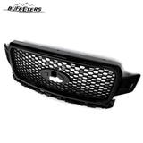 BUFEETERS  Front Upper Grille Grill Assembly Fit For 2018 2019 2020 Ford F-150,Honeycomb Style,Gloss Black