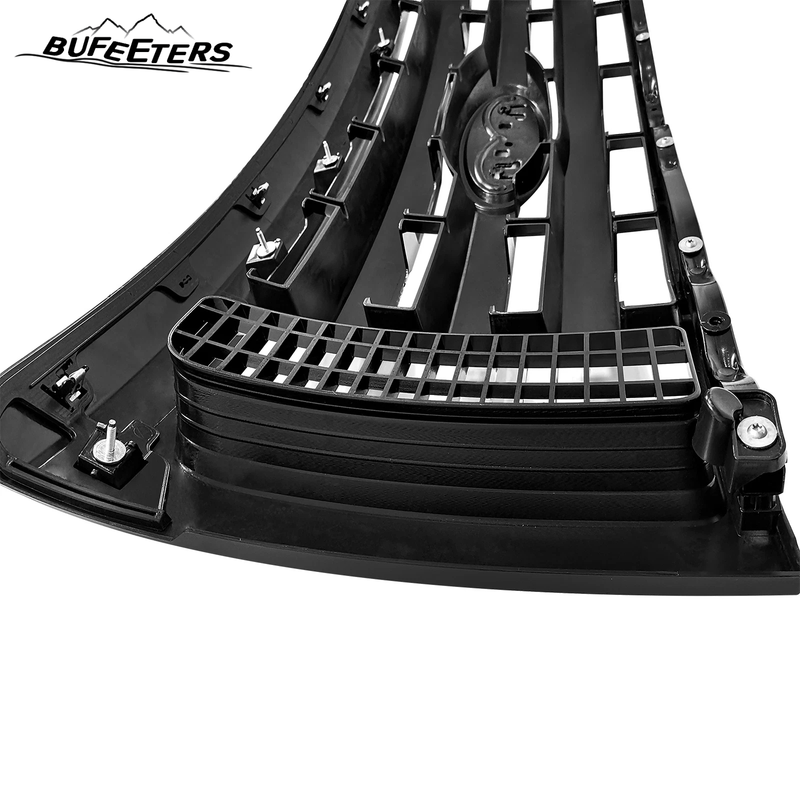 BUFEETERS  Front Upper Grille Fit For 2009 2010 2011 2012 2013 2014 Ford F150 F-150 XLT,Gloss Black