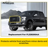 BUFEETERS  Front Bumper Upper Grille Fit For 2015 2016 2017 Ford F150 F-150,Horizontal Style,Matte Black