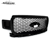 BUFEETERS  Front Upper Grille Grill Assembly Fit For 2018 2019 2020 Ford F-150,Honeycomb Style,Gloss Black