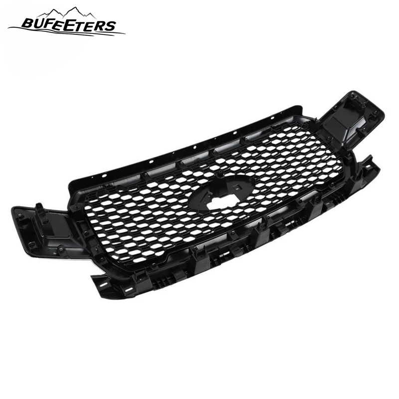BUFEETERS  Front Bumper Upper Grille Assembly Fit For 2018 2019 2020 Ford F-150,Honeycomb Style,Chrome&Black