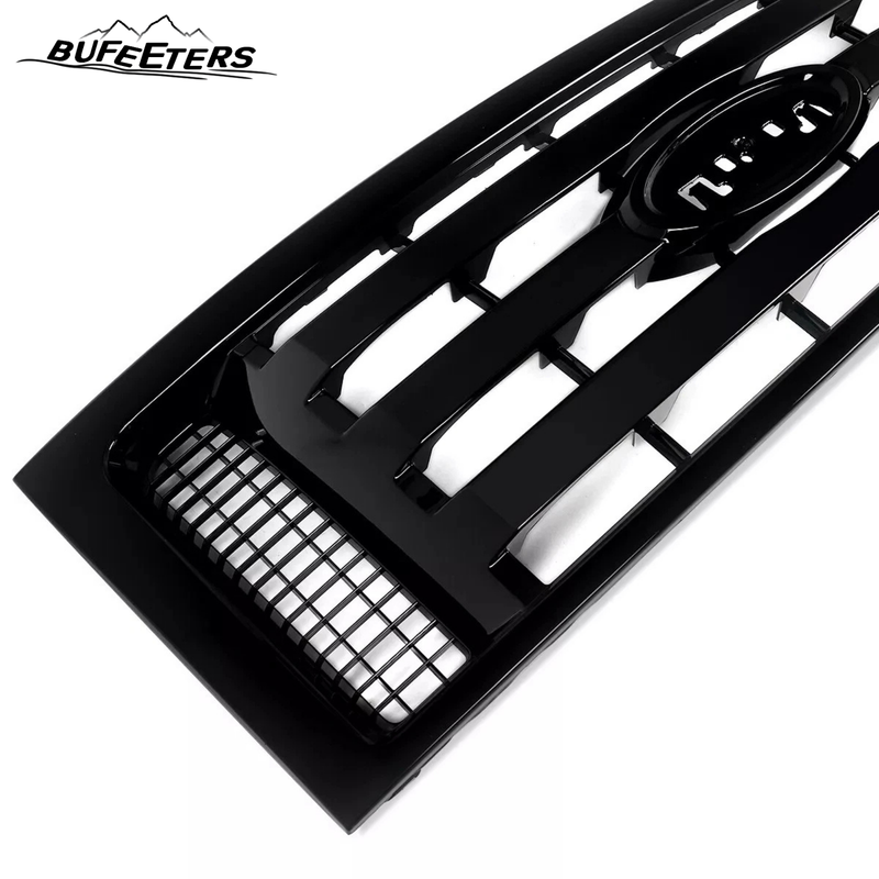 BUFEETERS  Front Upper Grille Fit For 2009 2010 2011 2012 2013 2014 Ford F150 F-150 XLT,Gloss Black