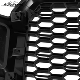 BUFEETERS  Front Bumper Upper Grille Assembly Fit For 2018 2019 2020 Ford F-150,Honeycomb Style,Chrome&Black