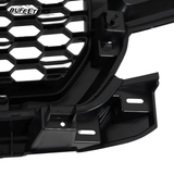 BUFEETERS  Front Bumper Upper Grille Assembly Fit For 2018 2019 2020 Ford F-150,Honeycomb Style,Chrome&Black