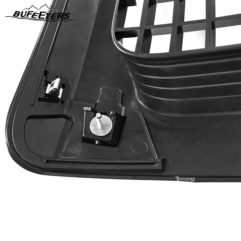 BUFEETERS  Front Upper Grille Fit For 2009 2010 2011 2012 2013 2014 Ford F150 F-150 XLT,Gloss Black