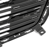 BUFEETERS   Front Bumper Upper Grille Fit For 2016 2017 2018 2019 2020 Cadillac XT5,Horizontal Billet  Style,Chrome&Black
