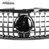 BUFEETERS  Front Bumper Upper Grille Fit For 2018 2019 2020 2021 2022 2023 2024 Mercedes Benz Sprinter 1500 2500 3500 W907 W910,GT Style,Chrome&Black