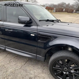 BUFEETERS  Front Grille Air Side Vent Set Fit For 2010 2011 2012 2013 Land Rover Range Rover Sport L320,Honeycomb Style,Gloss Black