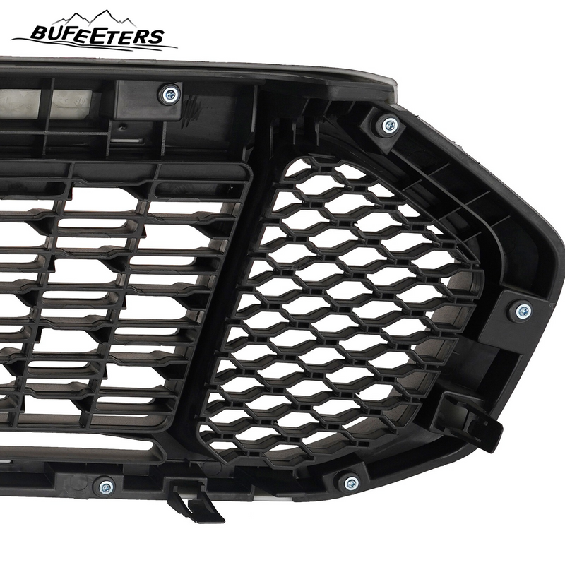 BUFEETERS Front Bumper Upper Grille Fit For 2019 2020 2021 2022 2023 Ford Ranger,Honeycomb Style,Matte Black