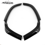BUFEETERS Set Fender Flare Wheel Eyebrow Arch Trim Fit For 2020 2021 2022 2023 2024 2025 Land Rover Defender 110,Gloss Black