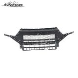BUFEETERS Front Bumper Upper Grille Grill Fit For Ford Explorer ST 2020 2021 2022,Honeycomb/ST Style,Gloss Black