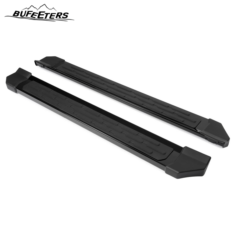 BUFEETERS Side Step Running Board Nerf Bar Fit For 2021 2022 2023 2024 Ford Bronco 2-Door,Black