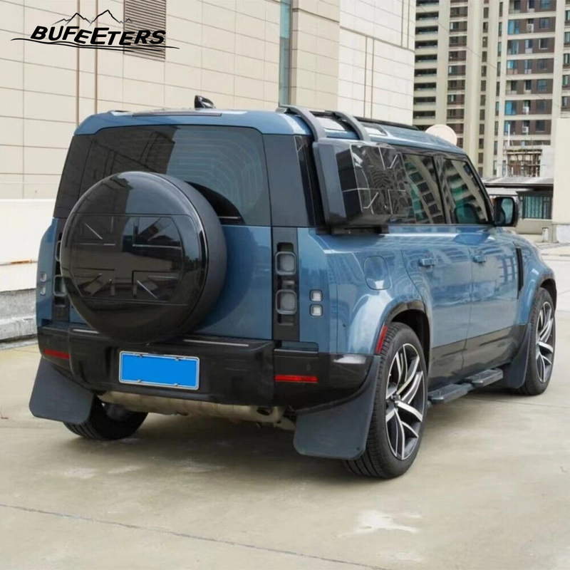 BUFEETERS Rear Spare Tire Cover Fit For 2020 2021 2022 2023 2024 2025 Land Rover Defender 90/110/130 Wheel Cover,Gloss Black
