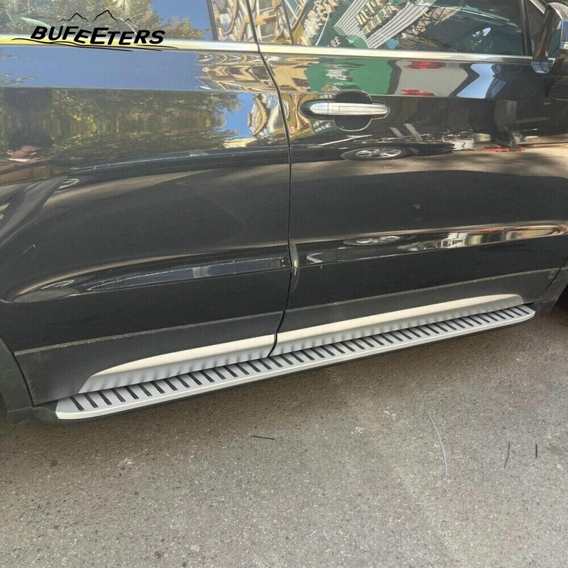 BUFEETERS Side Step Running Board Nerf Bar Fit For 2019 2020 2021 2022 2023 2024 2025 Cadillac XT6,Black&Silver