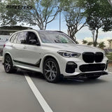 BUFEETERS Front Bumper Spoiler Splitter Lip Kit Fit For 2019 2020 2021 2022 2023 BMW X5 G05,Gloss Black