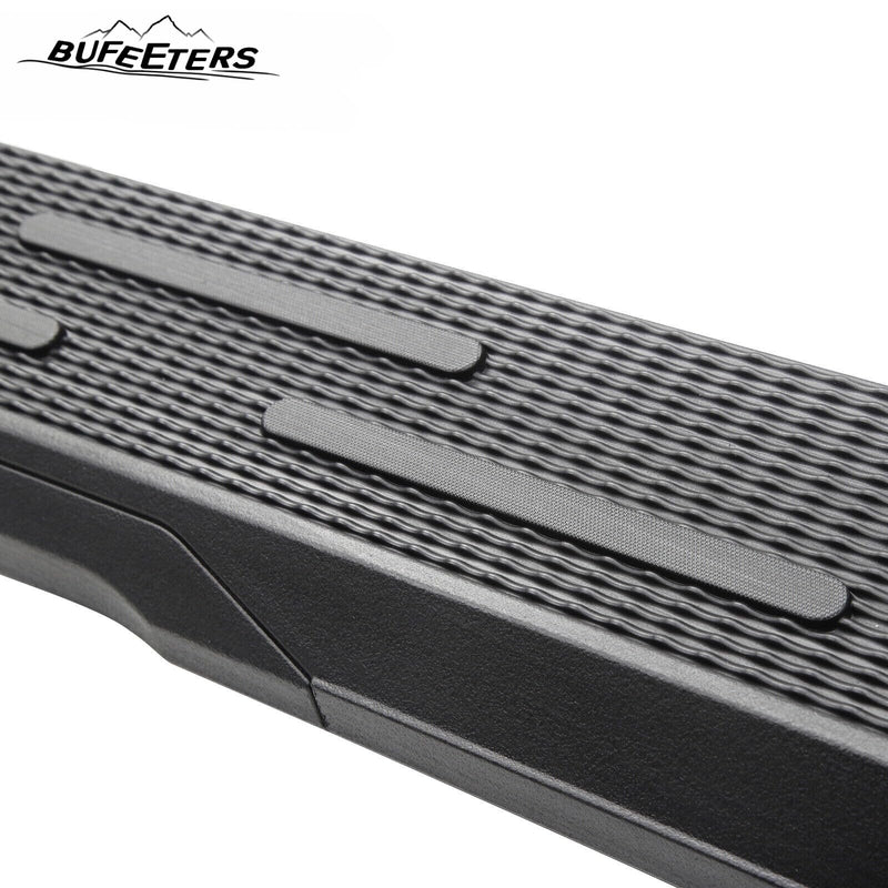 BUFEETERS  Side Step Running Board Nerf Bar Fit For 2021 2022 2023 Ford Bronco 4 Door,Black
