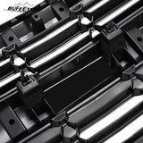 BUFEETERS Front Bumper Upper Grille Fit For 2016 2017 2018 2019 Chevrolet Silverado 1500,Honeycomb Style,Chrome&Black