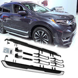 BUFEETERS  Side Step Running Board Nerf Bar Fit For 2017 2018 2019 2020 2021 2022 Honda CRV CR-V,Black&Silver